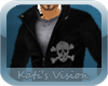 [KV] Skull Jacket Blk M