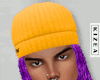 Purple Yellow Beanie M!