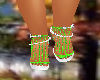 Green Sparkling Heels