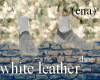 whitet leather shoes