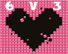 6v3| Pink Heart Cubes
