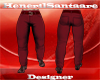 HS-Red Straight Pant