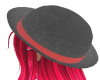 Black / Red School Hat