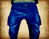 Blue Long Cargo Pants 