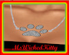 Cat Print Necklace