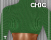 Plaid Green Sweater CHIC