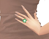 ❥m Diamond ring Green