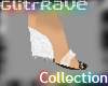 GlitrRAVE Clear heel
