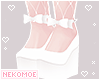 [NEKO] Doll Shoes White