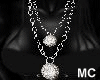 M~Silver Moon necklace