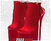 $K Red Santa Boots