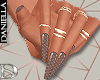 D| Creamy Nails+Rings LV