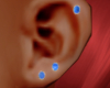 3 Ear Piercing Cerulean