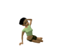 Laying Mermaid Pose