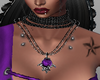 Gothic Necklace Purple