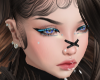 Y. Blue Glitter Makeup