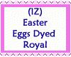 Eggs Dyed Royal