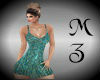 MZ/ Party Dress Aqua