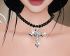 Cross Pearl Necklace