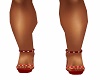 Red Shoes with Stones
