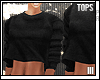 :Cotton-Sweater/Black: