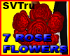 7 roses flowers