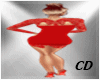 CD Dress Lace Red  Mini