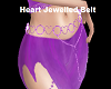 P/Jewelled Heart Belt