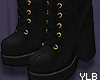 Y ♥ Fur Black Boots