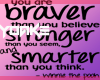 Y| You Are Braver Decal
