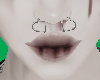 M heart nose rings