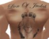 lion of judah back tat
