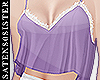 *S* Lace Tank | Lilac