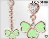 Cute Heart Earrings Mint