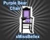 Purple Bear Chair