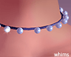 Corset Choker Pearl Blue