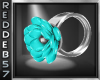 Flower Turquoise R Ring