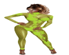 Lime Fishnet Body