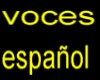 voces español