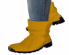 llzM Zipper Boots Yellow