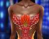 Fire Pageant Gown
