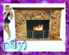 (p8ly)Onyx Fireplace