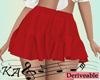 Cute Red Mini Skirt