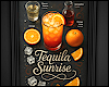 Tequila Sunrise Framed