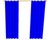 Electric Blue Curtain
