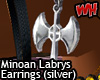 Labrys Earring (silver)