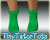 Kids Green Elf Socks