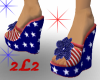 2L2 American Wedge Heels