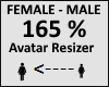 Avatar scaler 165%