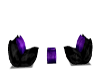 Blk/Purple 4 Pose Chairs